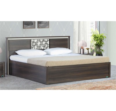 Keegan Hydraulic Queen Bed By Damro  - 78"x60" ( 6.5' x 5' )